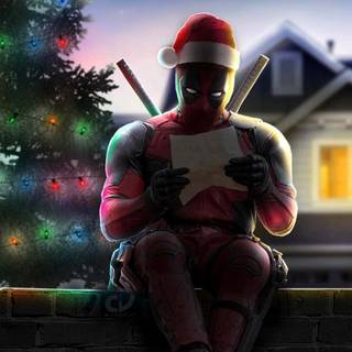 Avengers Xmas wallpaper