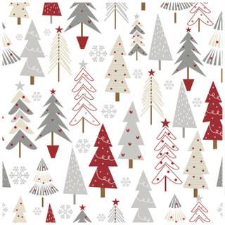 Christmas tree pattern wallpaper