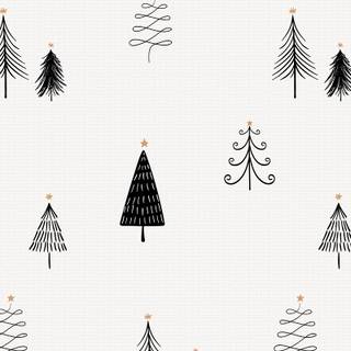 Christmas tree pattern wallpaper