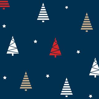 Christmas tree pattern wallpaper