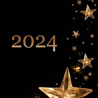 Cute New Year 2024 wallpaper
