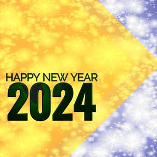 Cute New Year 2024 wallpaper