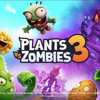 Plants vs Zombies 3 logo wallpaper
