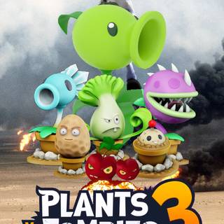 Plants vs Zombies 3 logo wallpaper