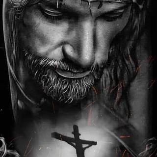 Jesus cross iPhone wallpaper