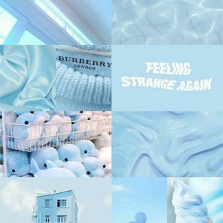 iPhone light blue wallpaper