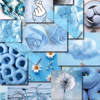 iPhone light blue wallpaper