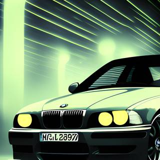 BMW rain wallpaper