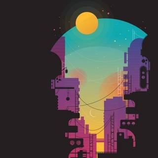 Minimalist galaxy wallpaper