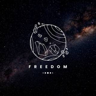 Minimalist galaxy wallpaper