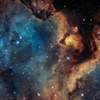 Minimalist galaxy wallpaper