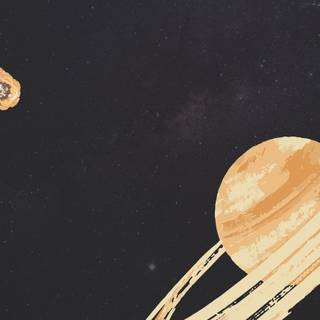 Minimalist galaxy wallpaper