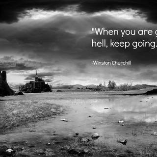 Quotes landscape wallpaper