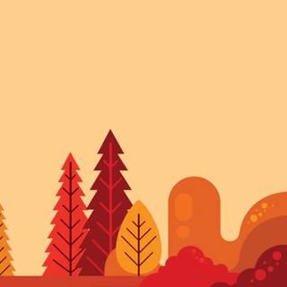 Autumn minimal desktop wallpaper