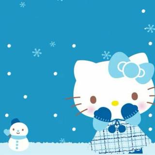 Sanrio Christmas winter wallpaper
