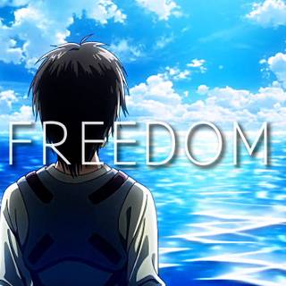 Eren Yeager freedom wallpaper