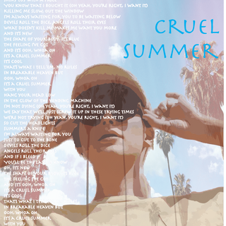 Taylor Swift Cruel Summer wallpaper