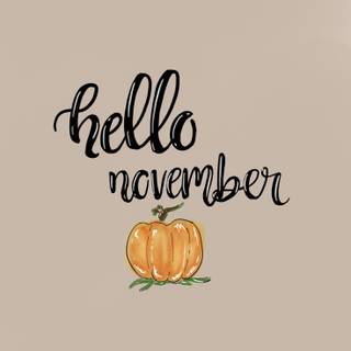 November aesthetic iPhone wallpaper