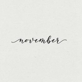 November aesthetic iPhone wallpaper