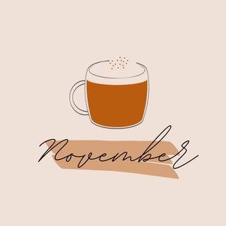 November aesthetic iPhone wallpaper