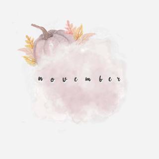 November aesthetic iPhone wallpaper