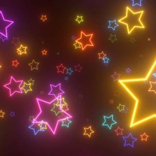 Y2k stars desktop wallpaper