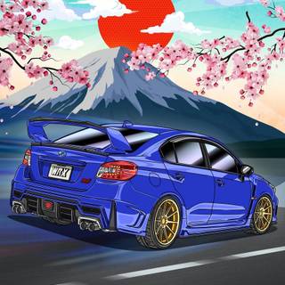 Subaru WRX aesthetic wallpaper