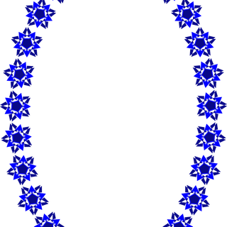 Blue frame wallpaper