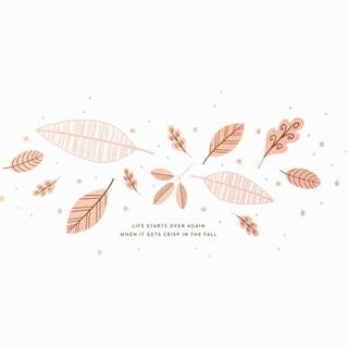 Minimal fall wallpaper