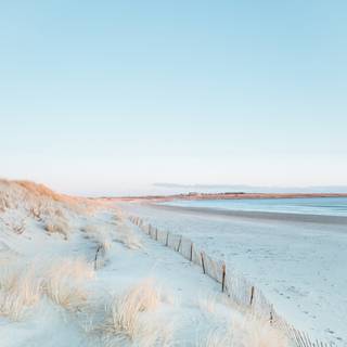 Winter coast wallpaper