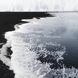 Winter coast wallpaper