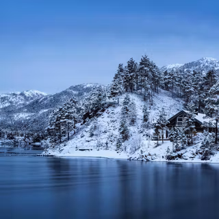 Winter coast wallpaper