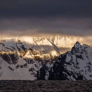 Winter coast wallpaper