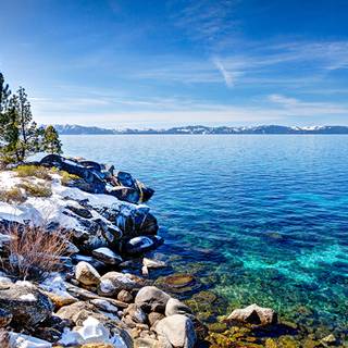 Winter coast wallpaper