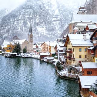 Winter coast wallpaper