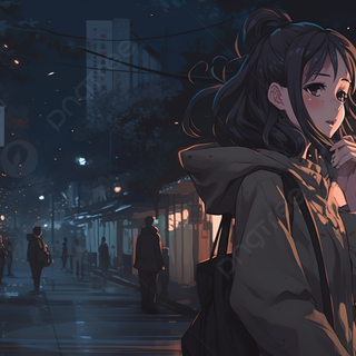 Fade away anime girl wallpaper