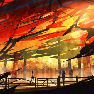 Autumn artworks wallpaper