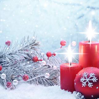 White Xmas wallpaper