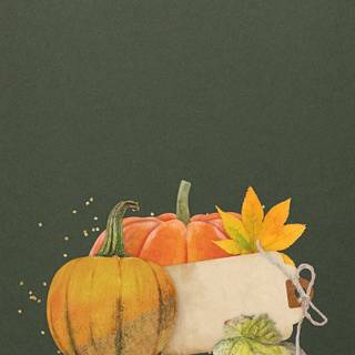 Thanksgiving fall iPhone wallpaper