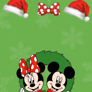 Christmas Minnie Mouse wallpaper