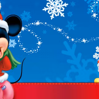 Christmas Minnie Mouse wallpaper