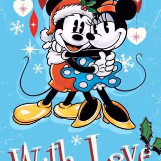 Christmas Minnie Mouse wallpaper