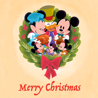 Christmas Minnie Mouse wallpaper