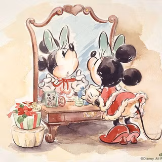 Christmas Minnie Mouse wallpaper