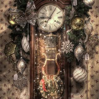 Butterfly Christmas wallpaper