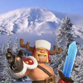 Clash of Clans Christmas wallpaper