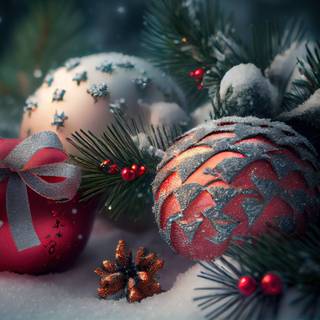 Xmas decoration wallpaper