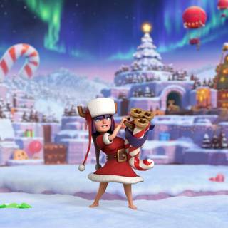 Clash of Clans Christmas wallpaper