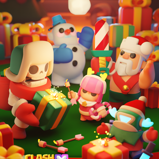 Clash of Clans Christmas wallpaper