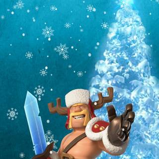 Clash of Clans Christmas wallpaper